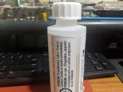 The 120mL bottle of Nicotine